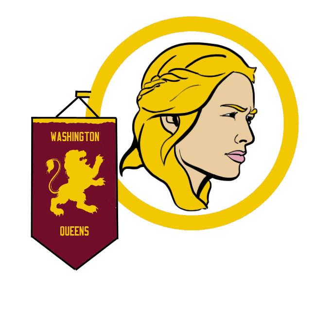 Washington Redskins Cersei Lannister Logo DIY iron on transfer (heat transfer)